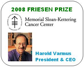 2008 Friesen Prize Harold Varmus